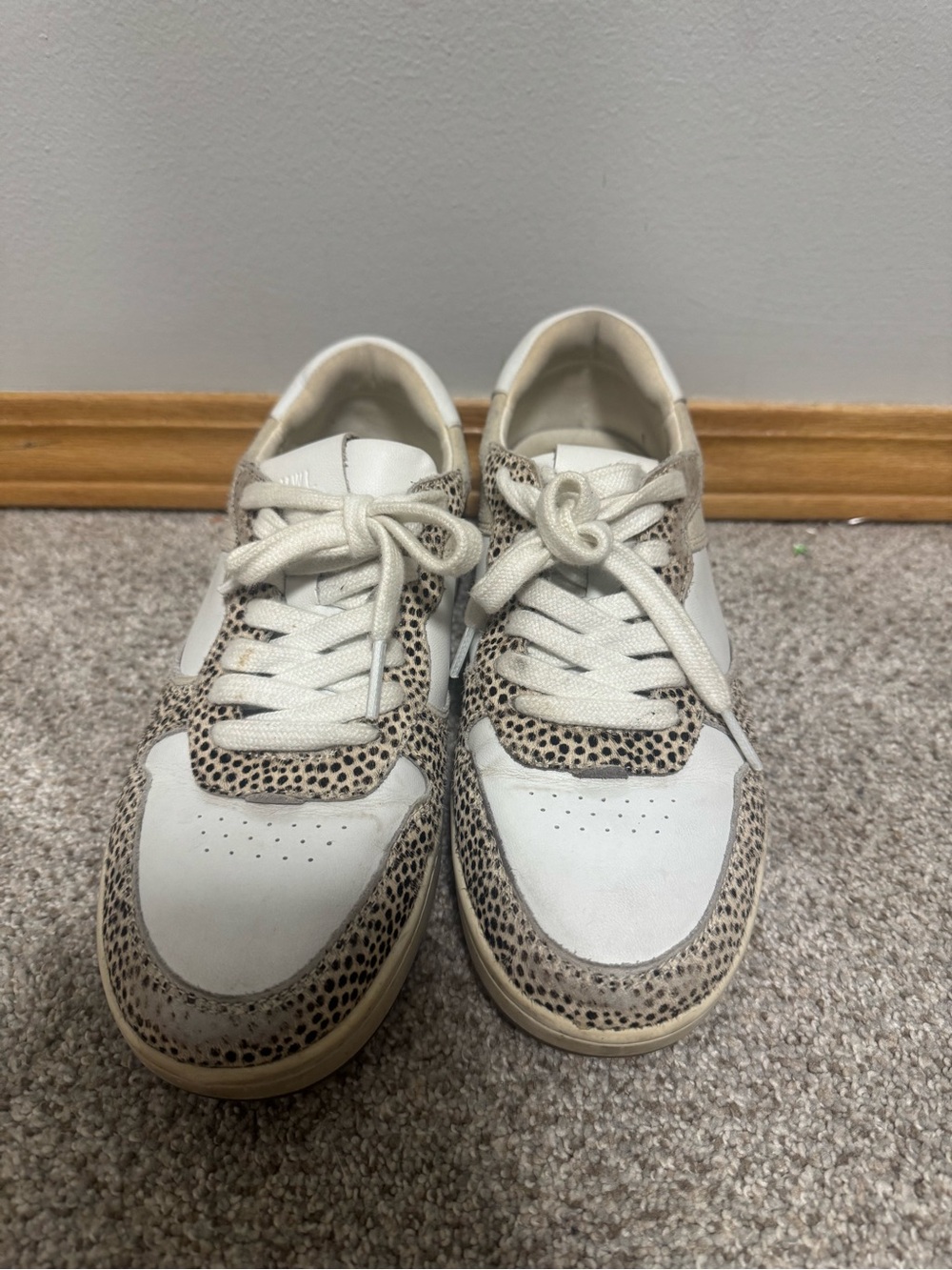 Madewell court sneakers in spotted calf hair - Picture 4 of 10